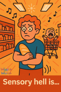 Sensory hell is…